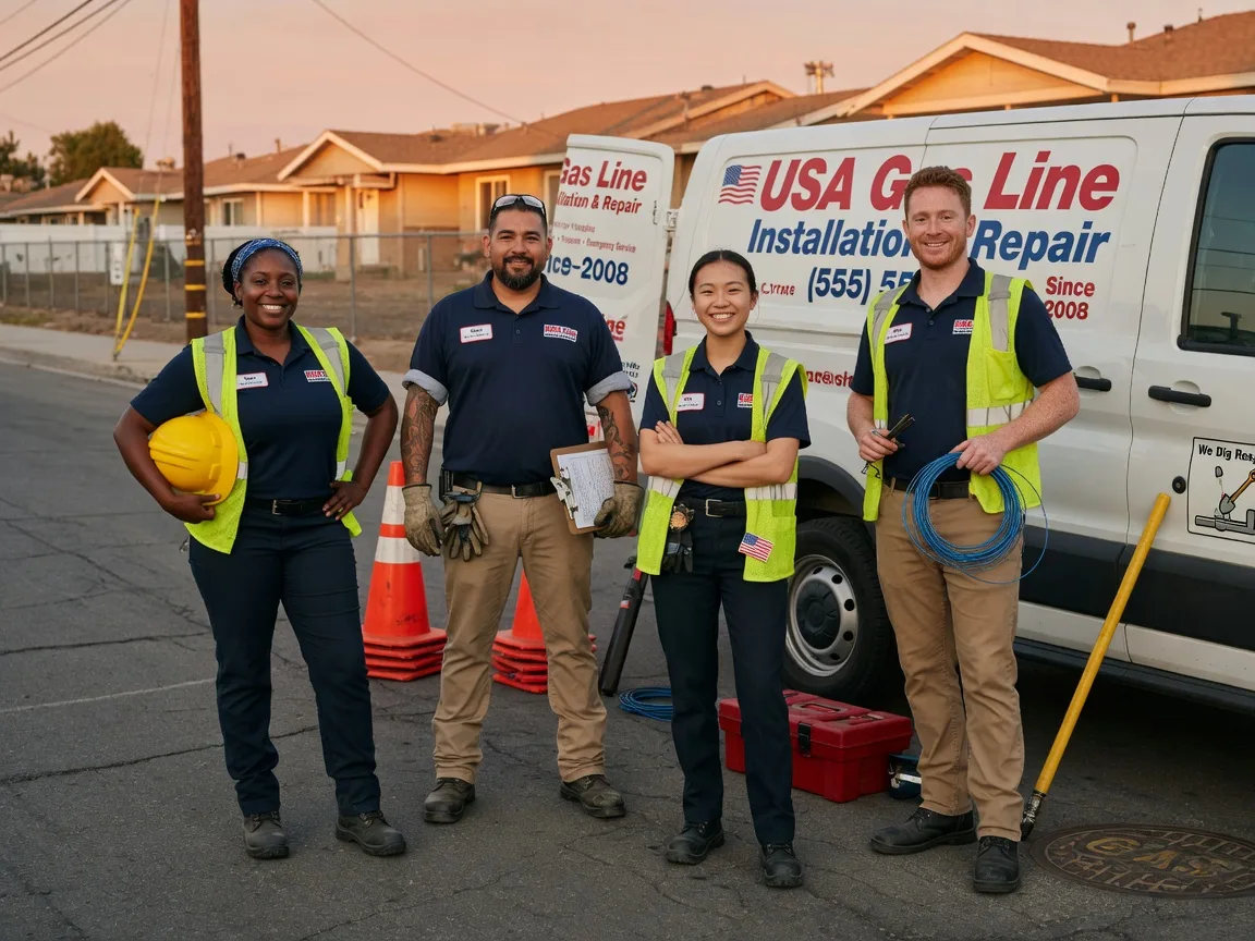 Gas Line Installation company in Dow City, IA